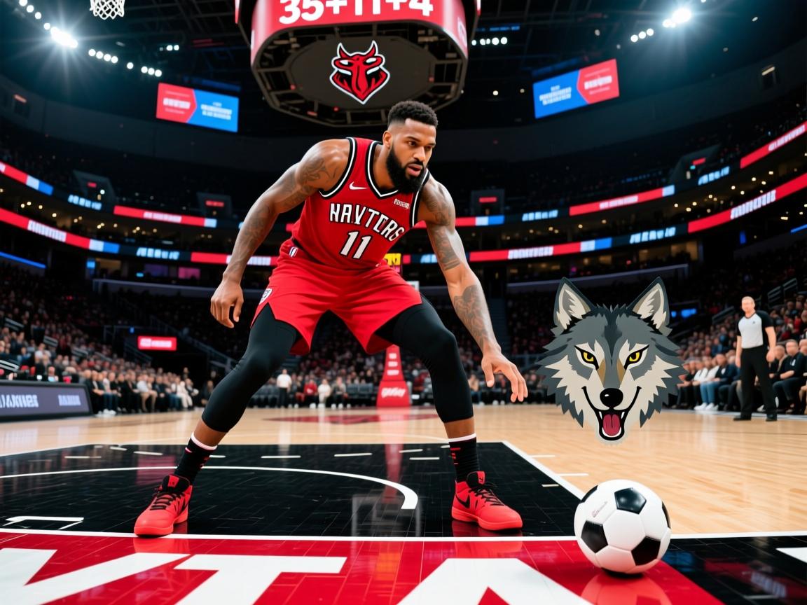 森林狼惨败猛龙，唐斯35+11+4三双数据难救主